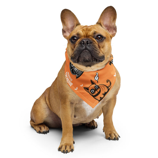 Bandana Halloween Naranja para Mascotas