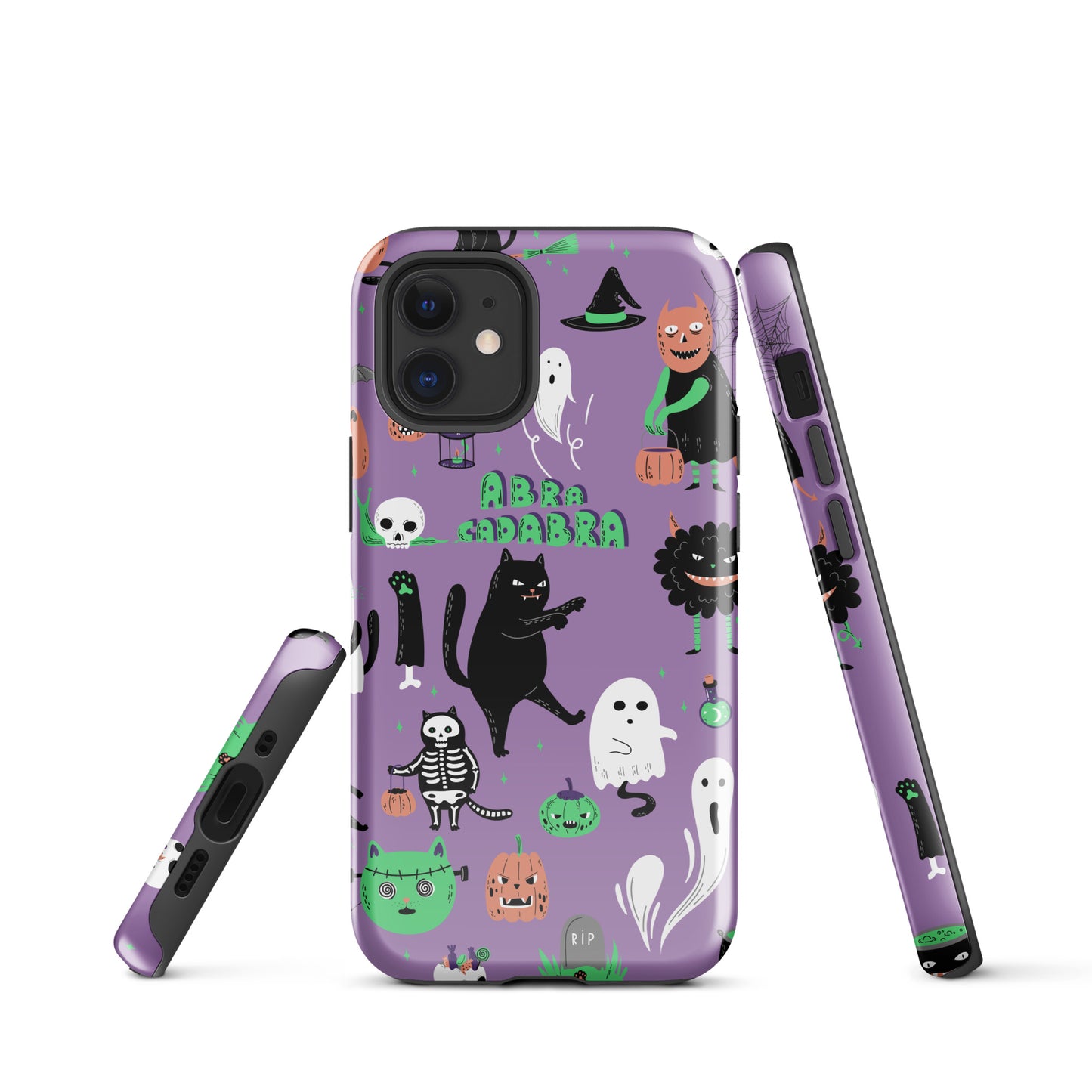 Funda Dura para iPhone "Gaticos Embrujados"