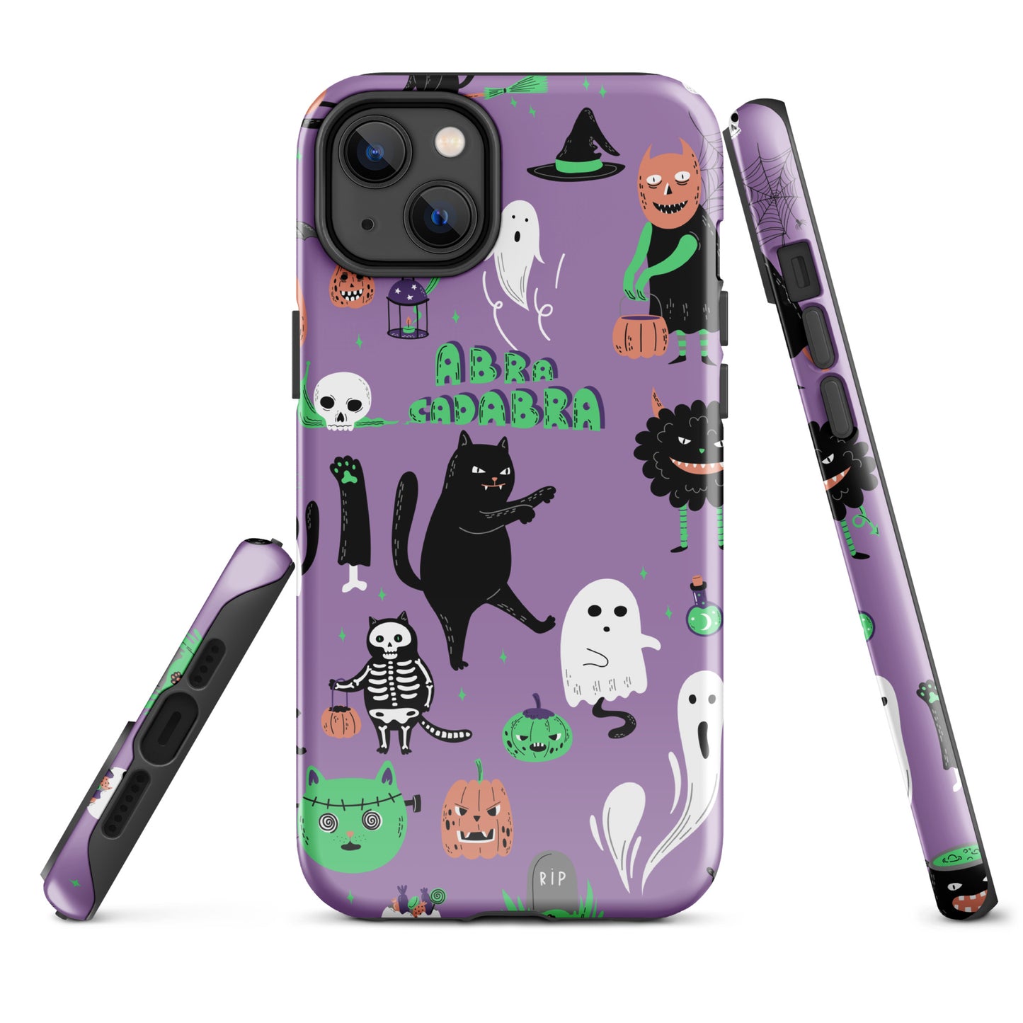 Funda Dura para iPhone "Gaticos Embrujados"